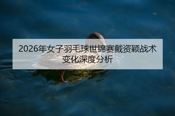 2026年女子羽毛球世锦赛戴资颖战术变化深度分析
